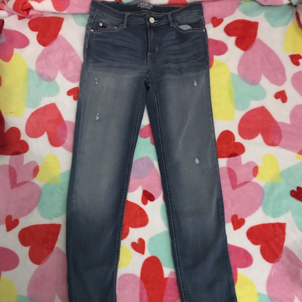 Light blue jeans from Gabe’s